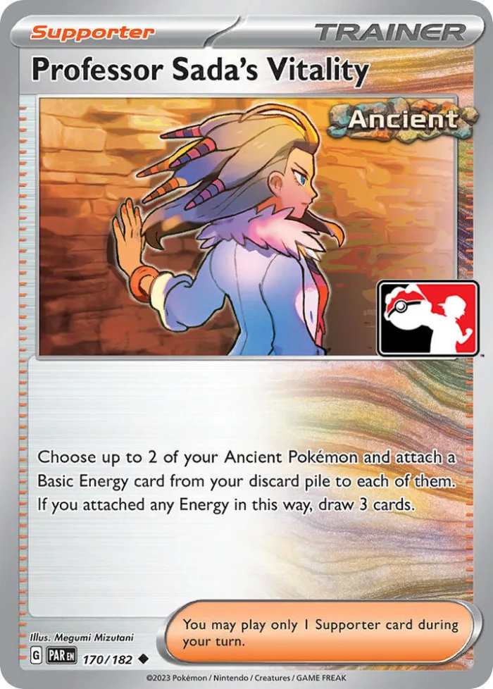 Professor Sada's Vitality Play! Pokémon Prize Pack Series Five card