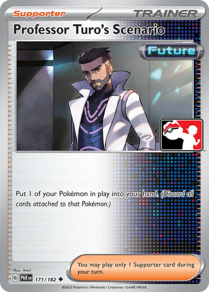 Professor Turo's Scenario Play! Pokémon Prize Pack Series Five card