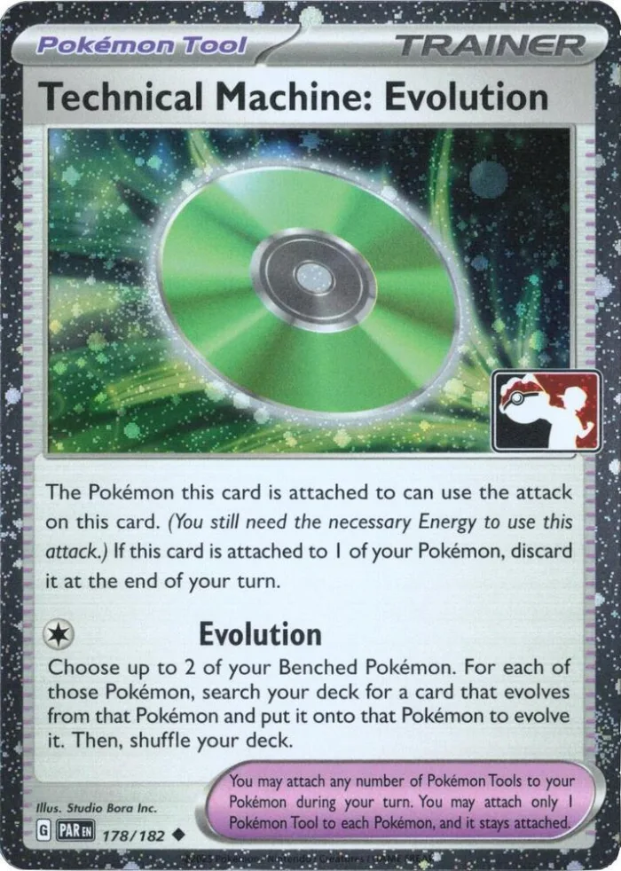 Technical Machine: Evolution Play! Pokémon Prize Pack Series Five card