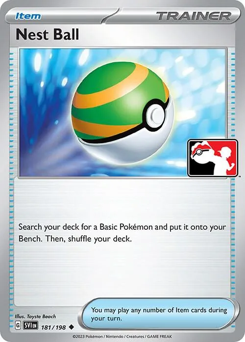 Nest Ball Play! Pokémon Prize Pack Series Five card