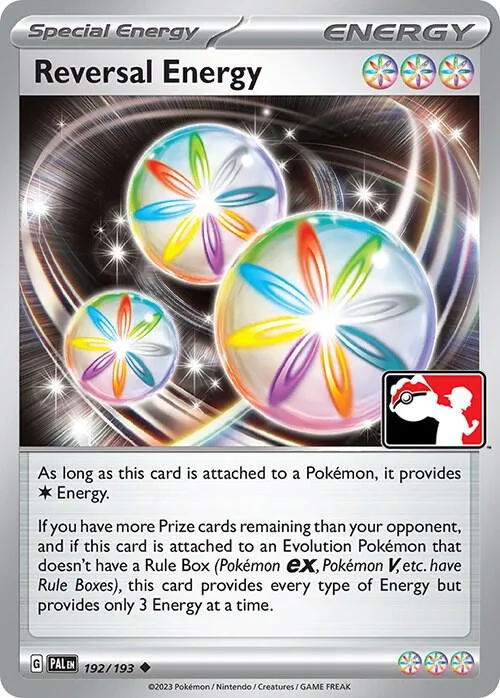 Reversal Energy Play! Pokémon Prize Pack Series Five card