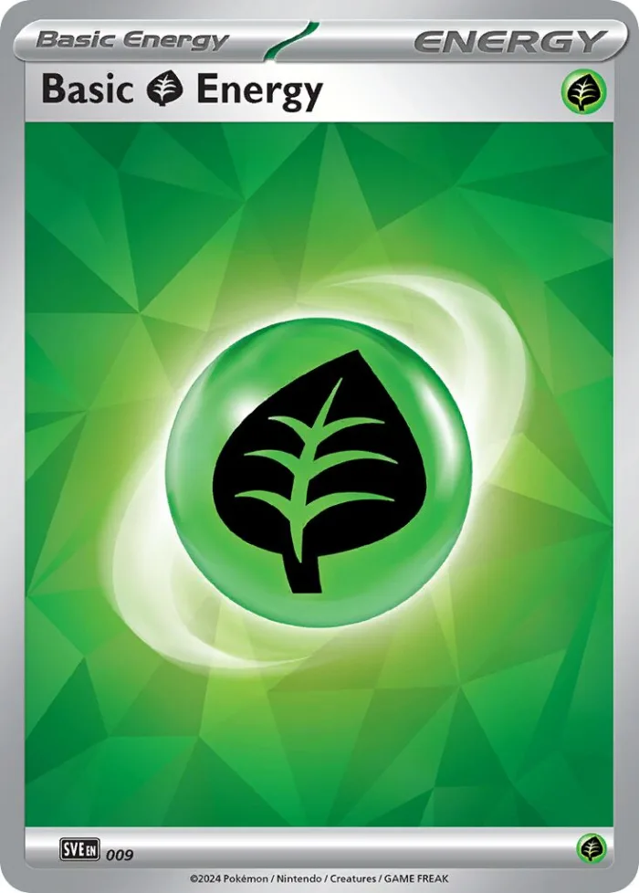 Basic Grass Energy Play! Pokémon Prize Pack Series Six card