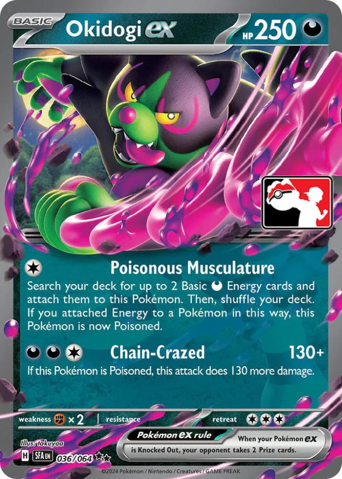 Okidogi ex Play! Pokémon Prize Pack Series Six card