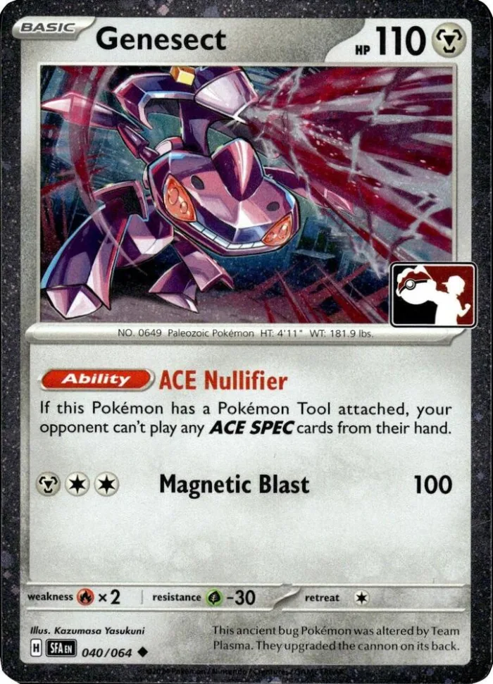 Genesect Play! Pokémon Prize Pack Series Six card