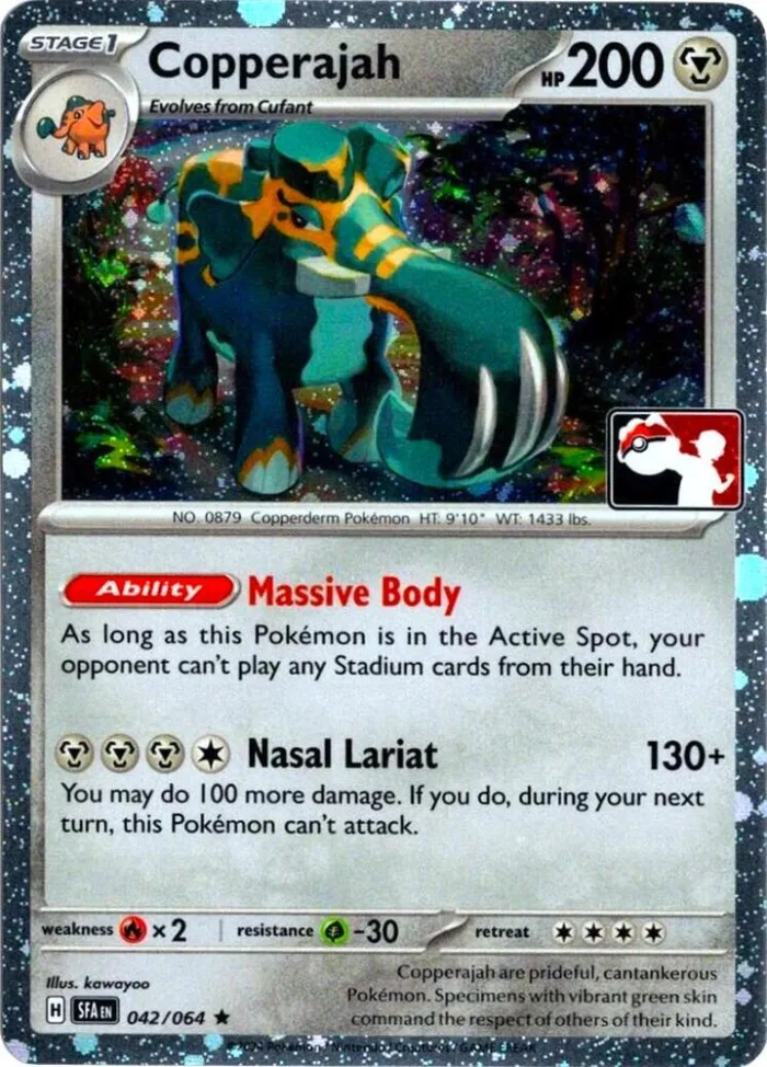 Copperajah Play! Pokémon Prize Pack Series Six card