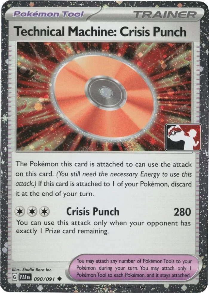 Technical Machine: Crisis Punch Play! Pokémon Prize Pack Series Six card