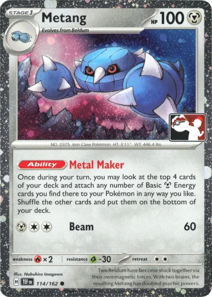 Metang Play! Pokémon Prize Pack Series Six card