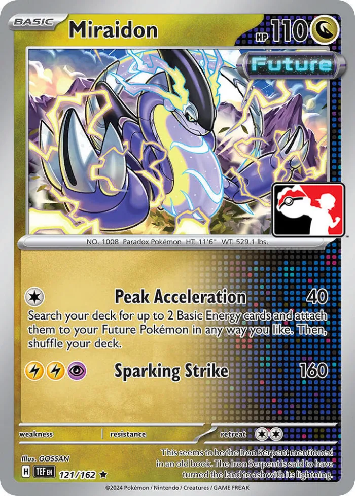Miraidon Play! Pokémon Prize Pack Series Six card