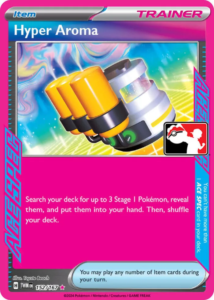 Hyper Aroma Play! Pokémon Prize Pack Series Six card