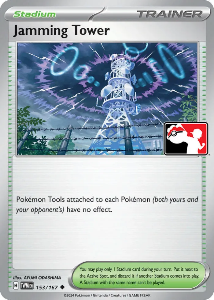 Jamming Tower Play! Pokémon Prize Pack Series Six card