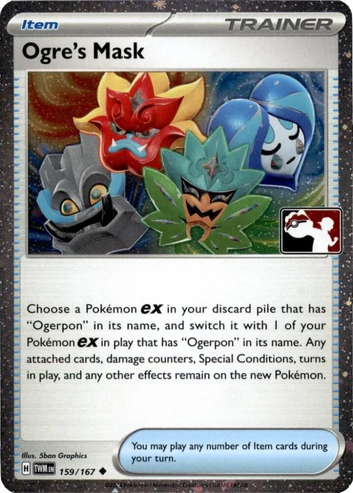 Ogre's Mask Play! Pokémon Prize Pack Series Six card