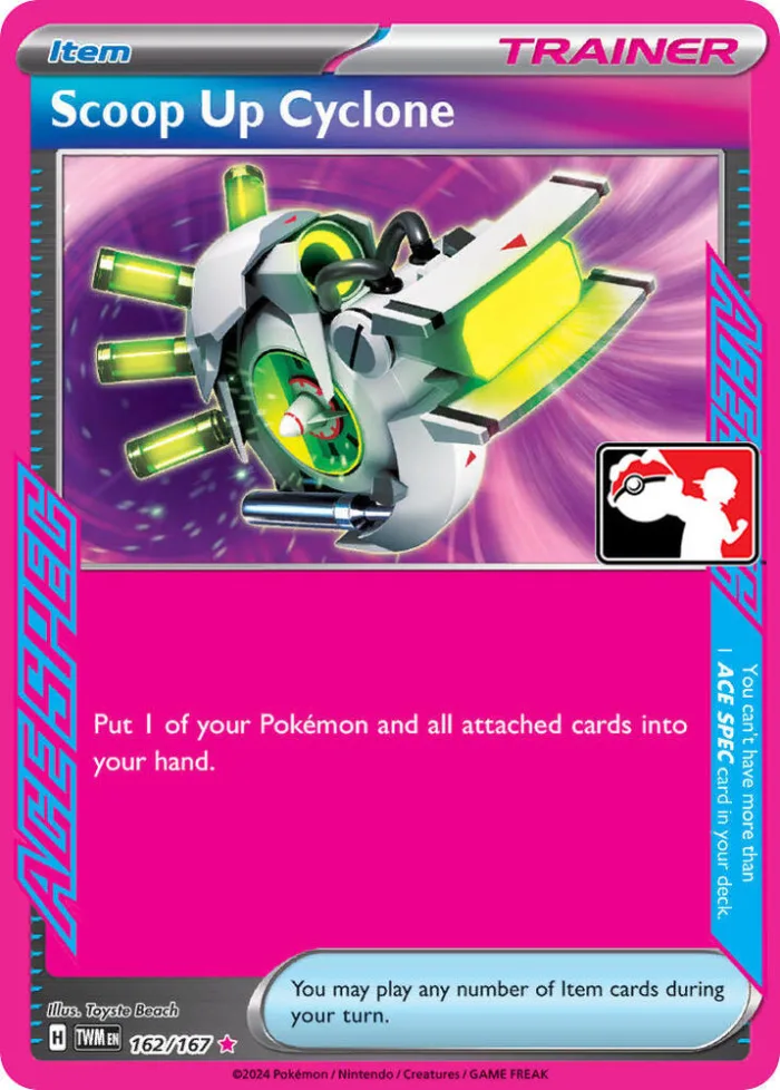 Scoop Up Cyclone Play! Pokémon Prize Pack Series Six card