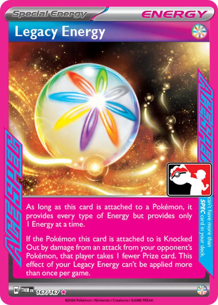 Legacy Energy Play! Pokémon Prize Pack Series Six card