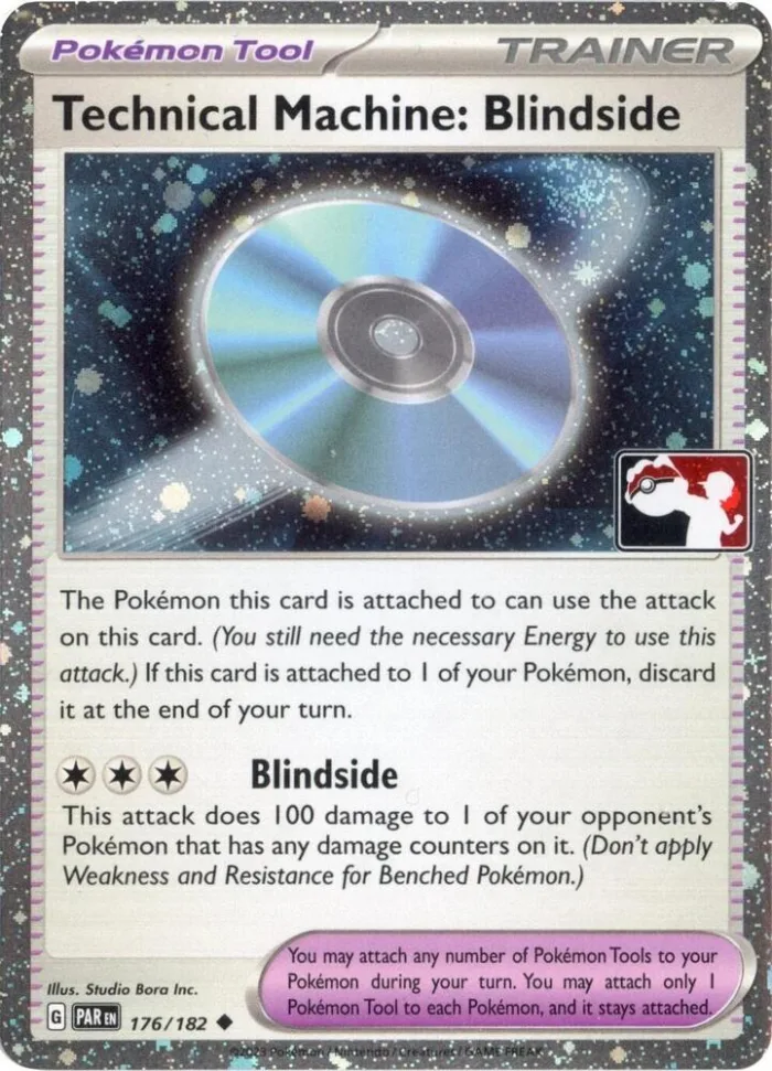 Technical Machine: Blindside Play! Pokémon Prize Pack Series Six card