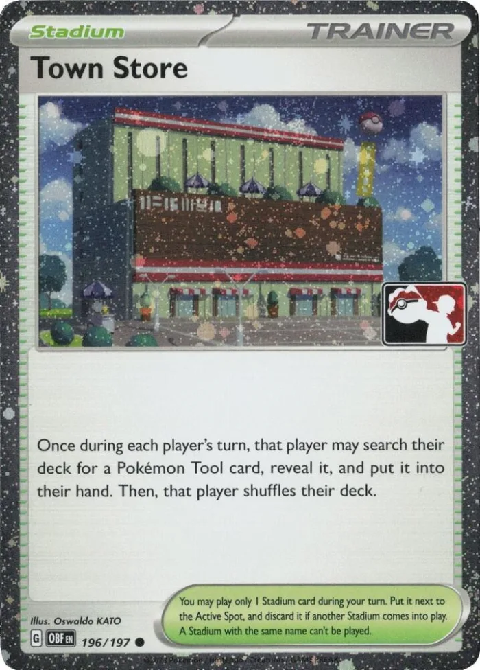 Town Store Play! Pokémon Prize Pack Series Six card