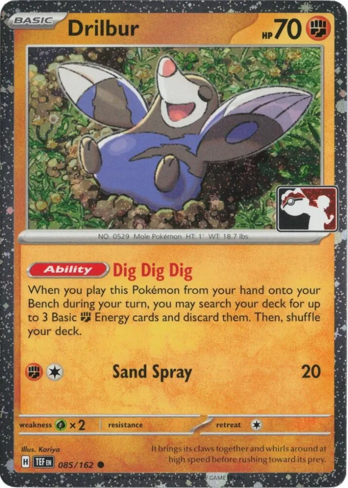 Drilbur Play! Pokémon Prize Pack Series Seven card