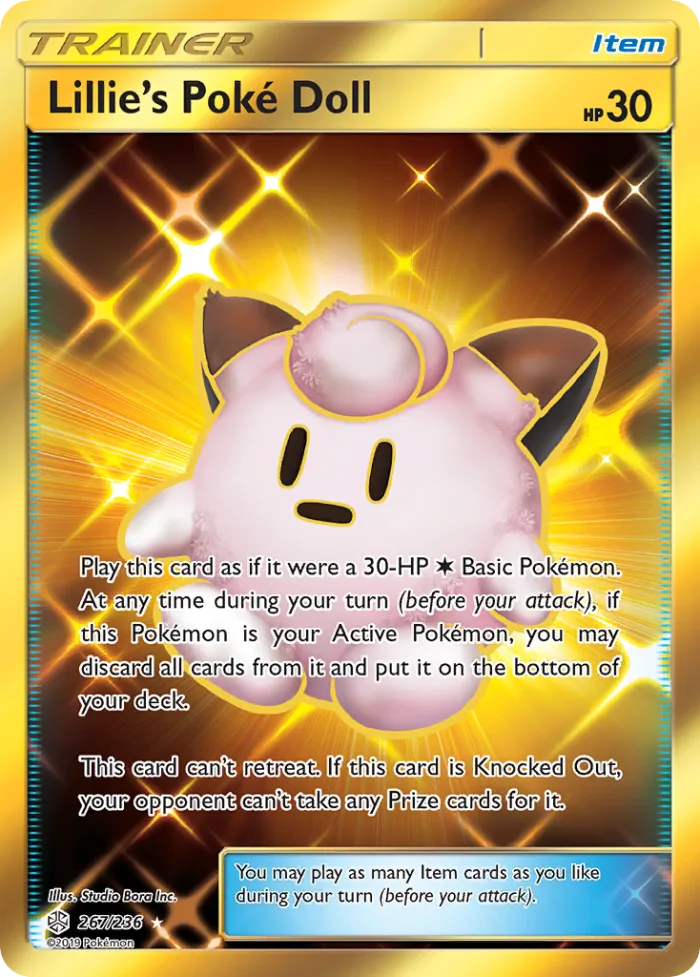 Lillie's Poké Doll #267 Cosmic Eclipse Pokemon card