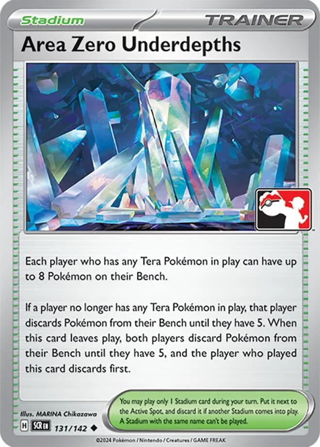 Area Zero Underdepths Play! Pokémon Prize Pack Series Seven card