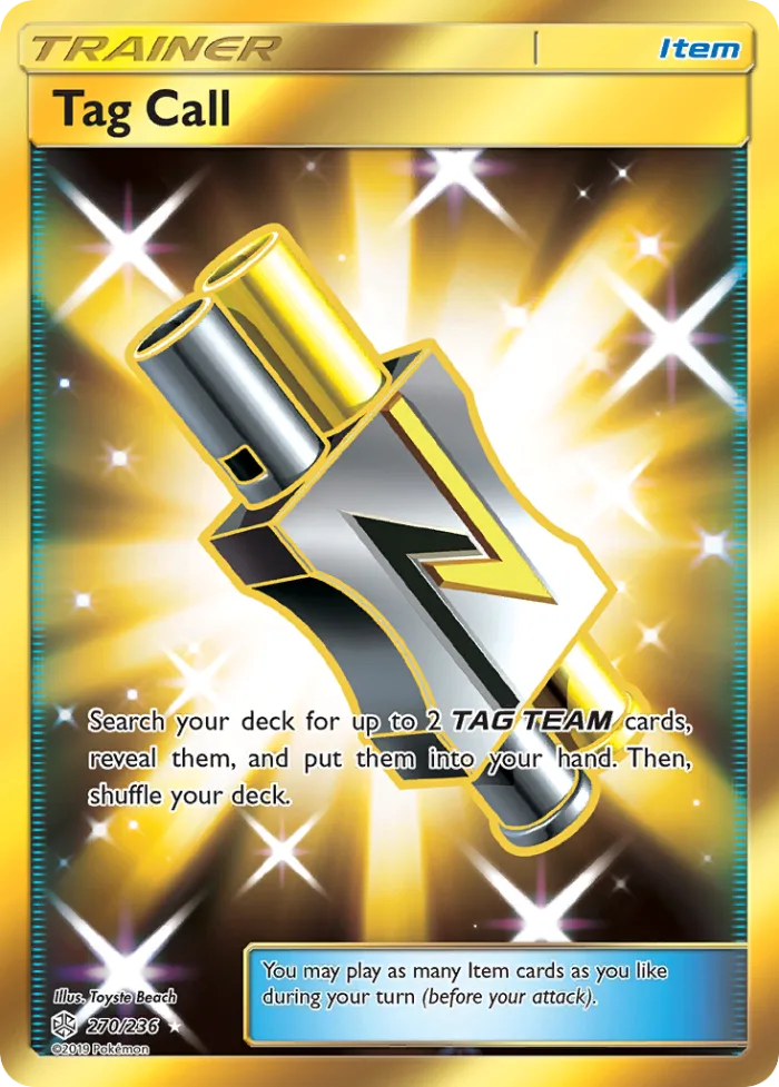Tag Call #270 Cosmic Eclipse Pokemon card
