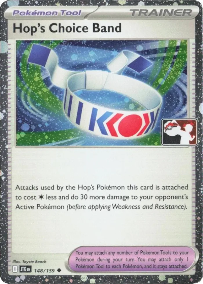 Hop's Choice Band Play! Pokémon Prize Pack Series Seven card
