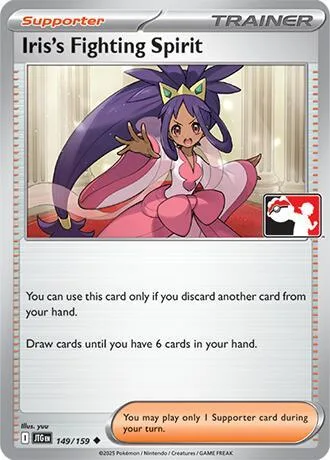 Iris's Fighting Spirit Play! Pokémon Prize Pack Series Seven card