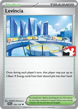 Levincia Play! Pokémon Prize Pack Series Seven card