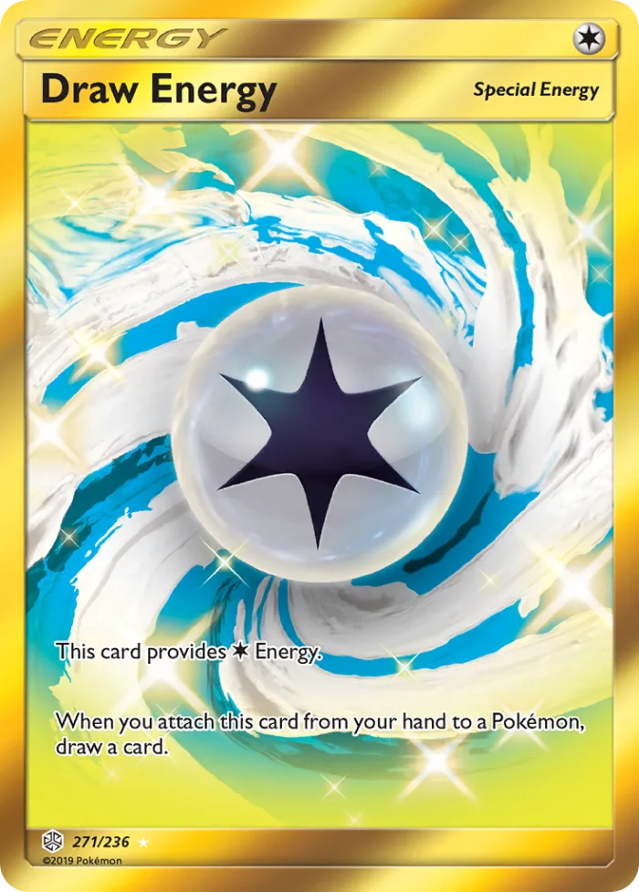 Draw Energy #271 Cosmic Eclipse Pokemon card