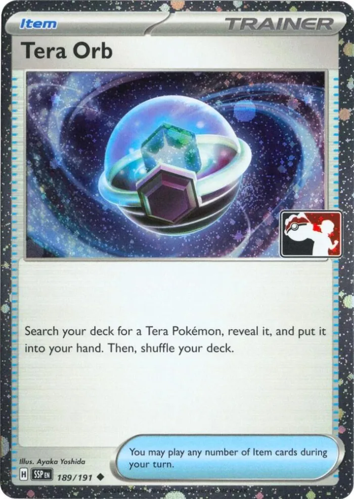 Tera Orb Play! Pokémon Prize Pack Series Seven card
