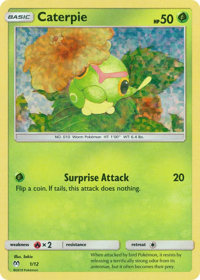 Caterpie #1 McDonald's Collection 2019 Pokemon card