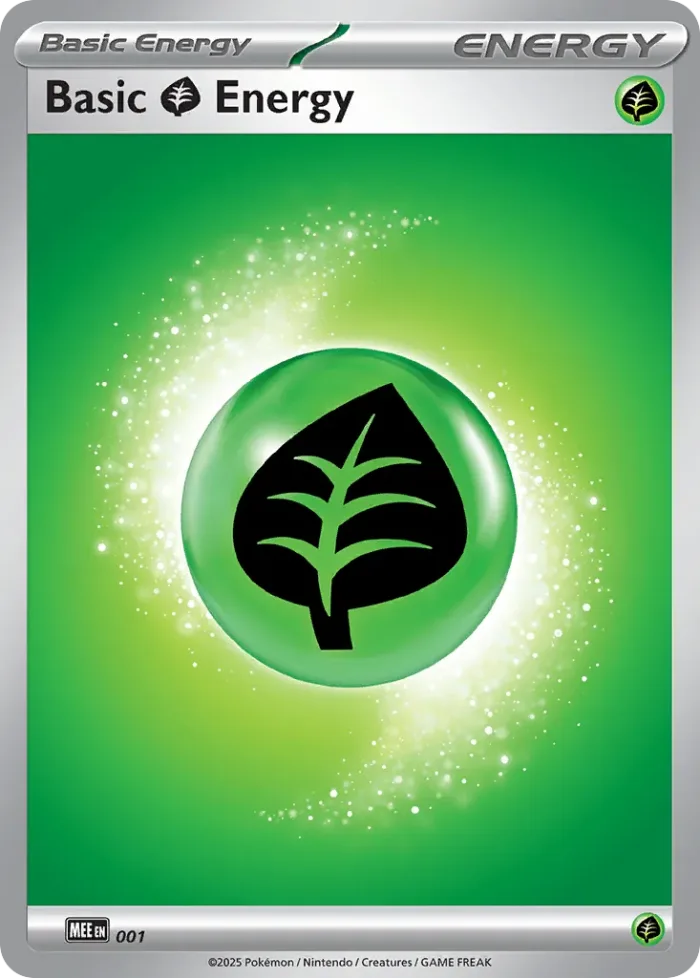 Basic Grass Energy Play! Pokémon Prize Pack Series Eight card