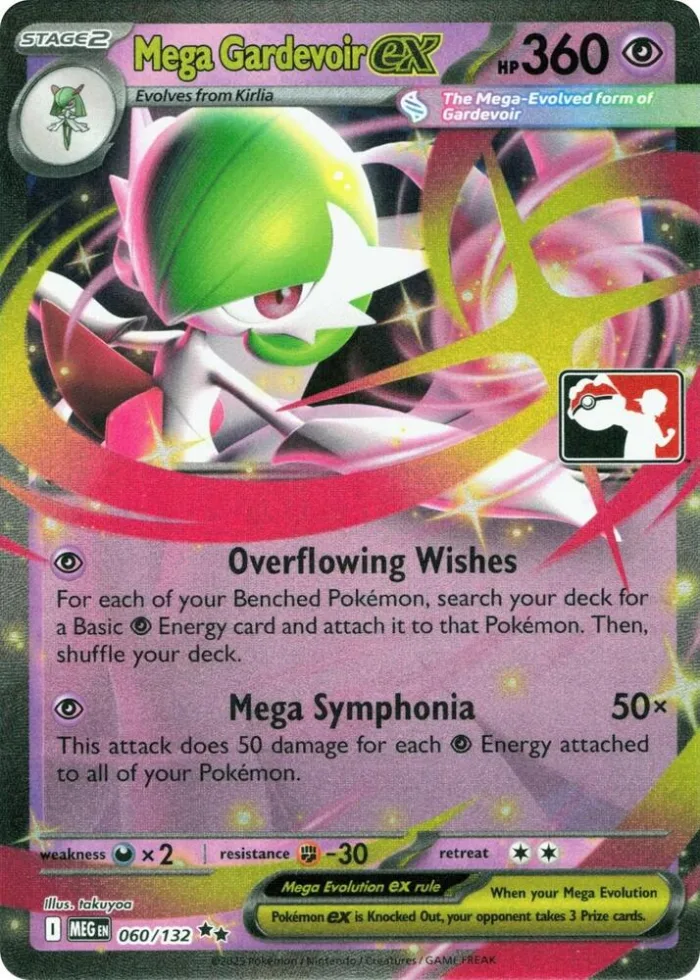 Mega Gardevoir ex Play! Pokémon Prize Pack Series Eight card