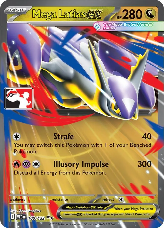 Mega Latias ex Play! Pokémon Prize Pack Series Eight card