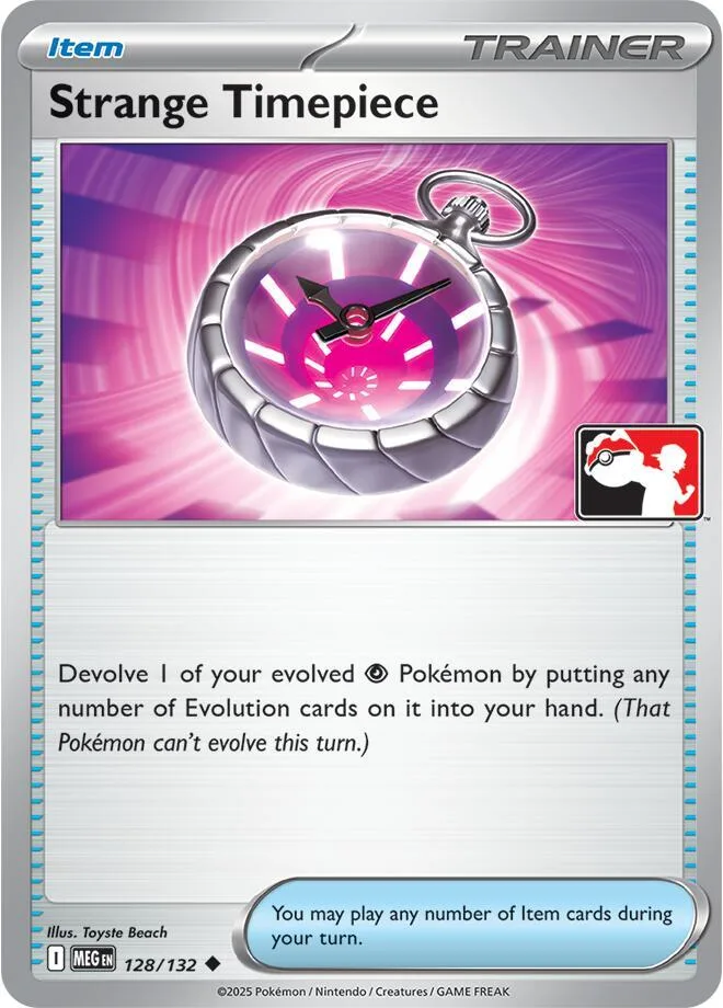 Strange Timepiece Play! Pokémon Prize Pack Series Eight card
