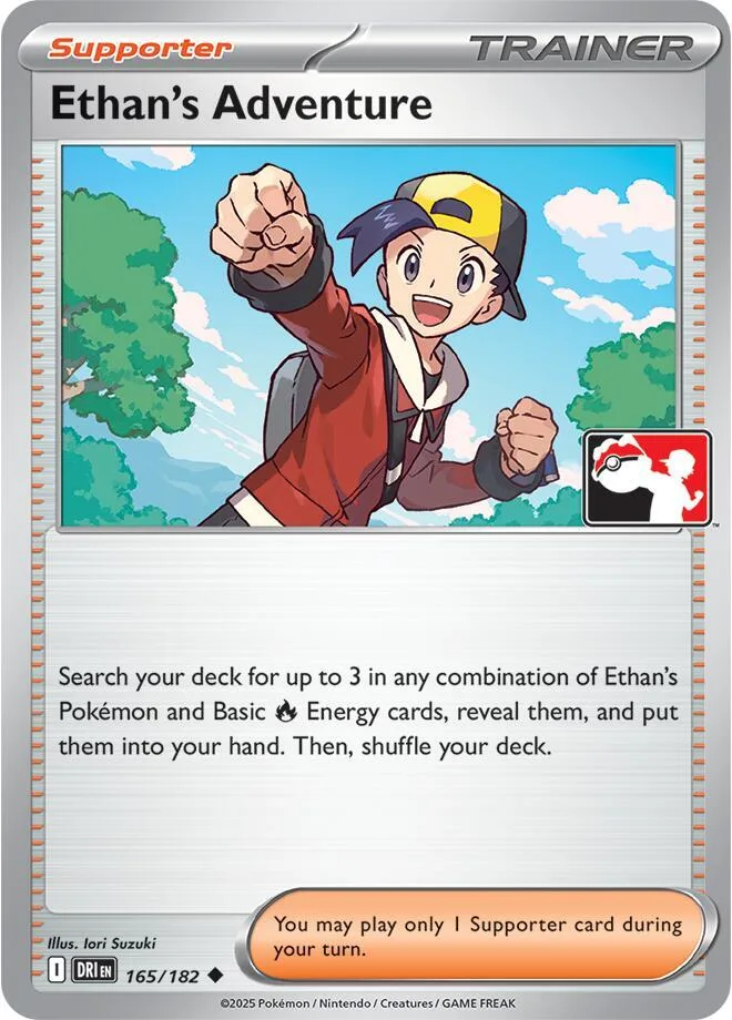 Ethan's Adventure Play! Pokémon Prize Pack Series Eight card