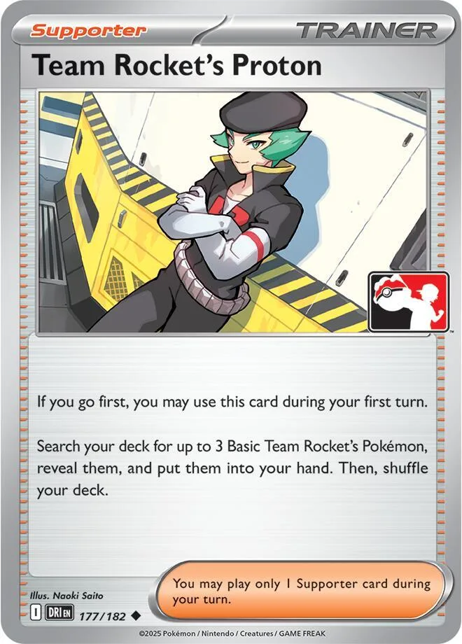 Team Rocket's Proton Play! Pokémon Prize Pack Series Eight card