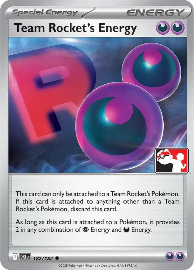 Team Rocket's Energy Play! Pokémon Prize Pack Series Eight card