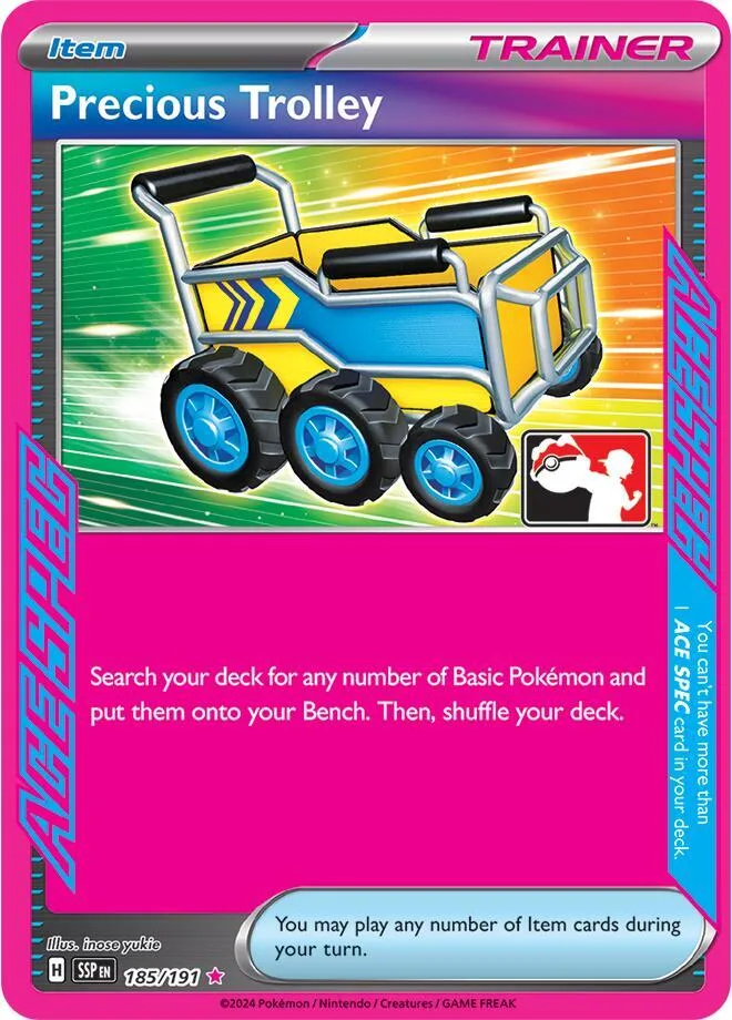 Precious Trolley Play! Pokémon Prize Pack Series Eight card