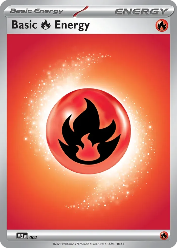 Basic Fire Energy Play! Pokémon Prize Pack Series Nine card