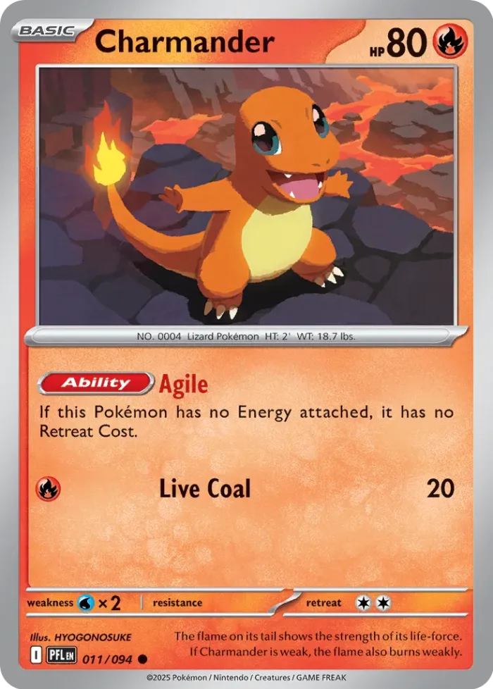 Charmander Play! Pokémon Prize Pack Series Nine card