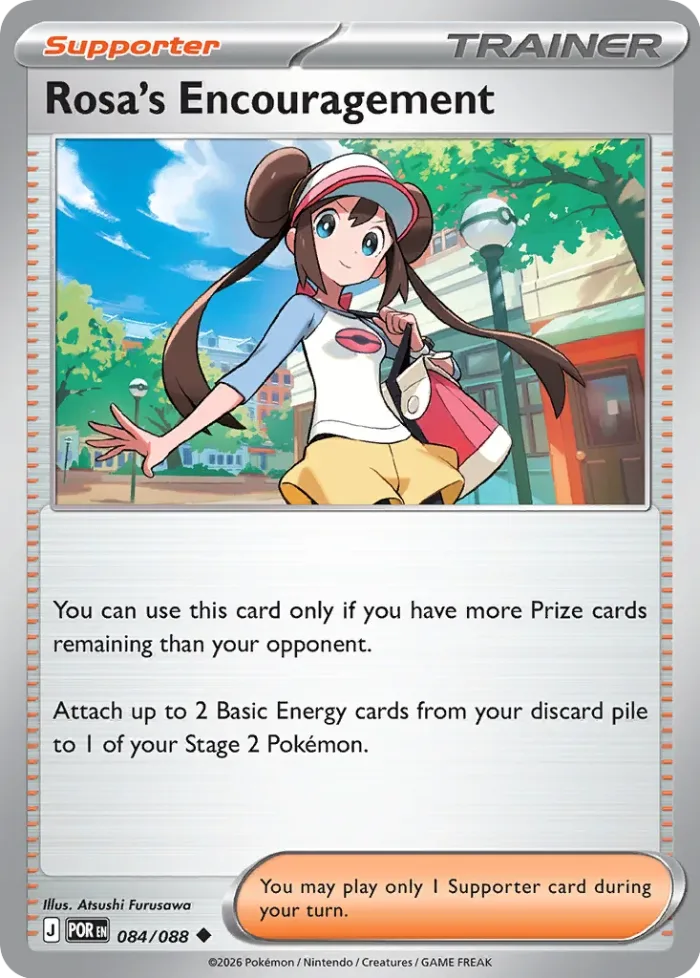 Rosa's Encouragement Play! Pokémon Prize Pack Series Nine card