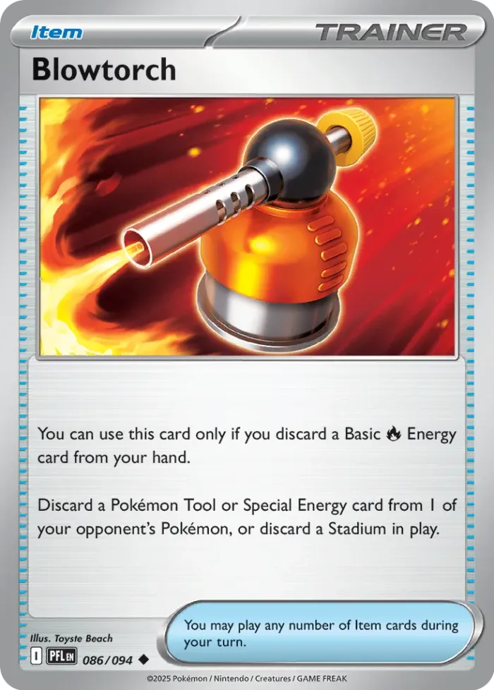 Blowtorch Play! Pokémon Prize Pack Series Nine card