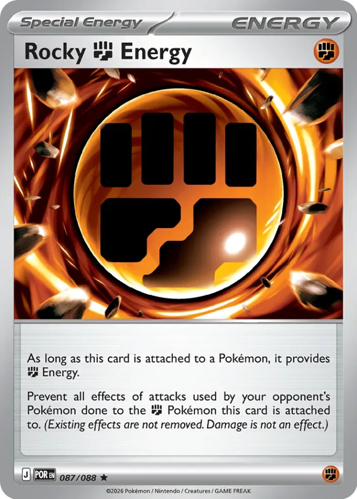 Rocky Fighting Energy Play! Pokémon Prize Pack Series Nine card