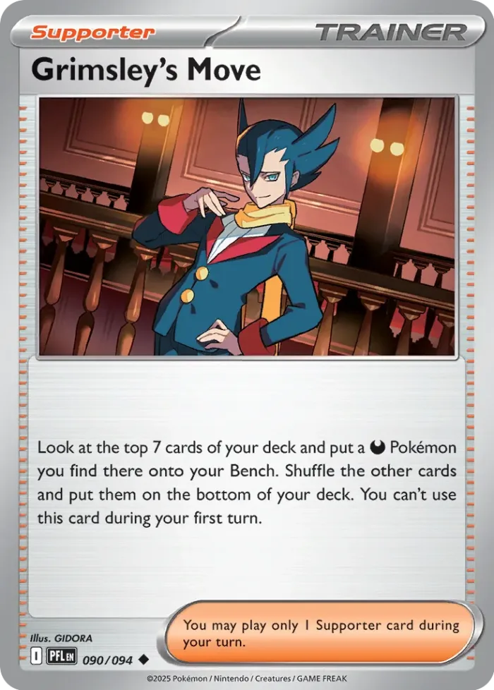 Grimsley's Move Play! Pokémon Prize Pack Series Nine card