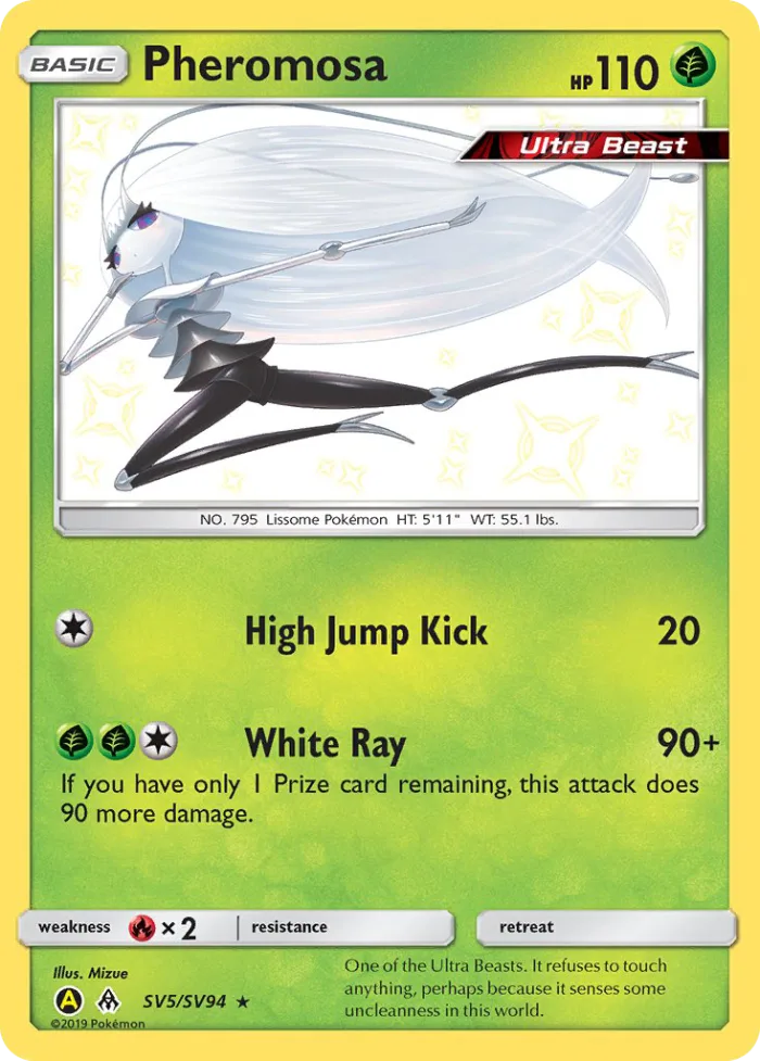 Pheromosa #SV5 Hidden Fates Pokemon card