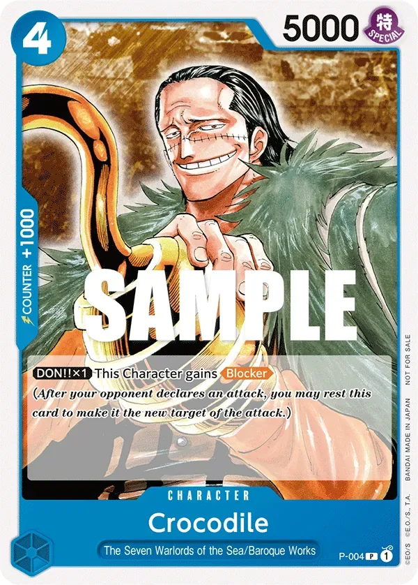 Crocodile Promos card