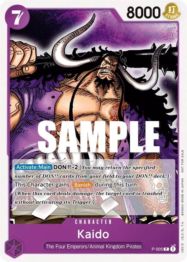 Kaido Promos card
