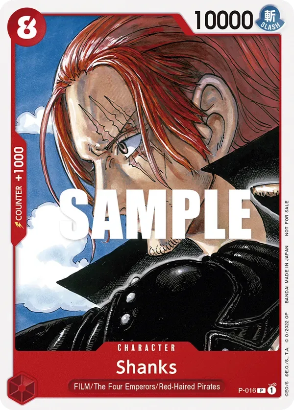 Shanks Promos card