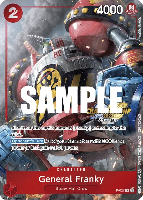 General Franky Promos card