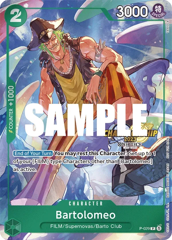 Bartolomeo Promos card
