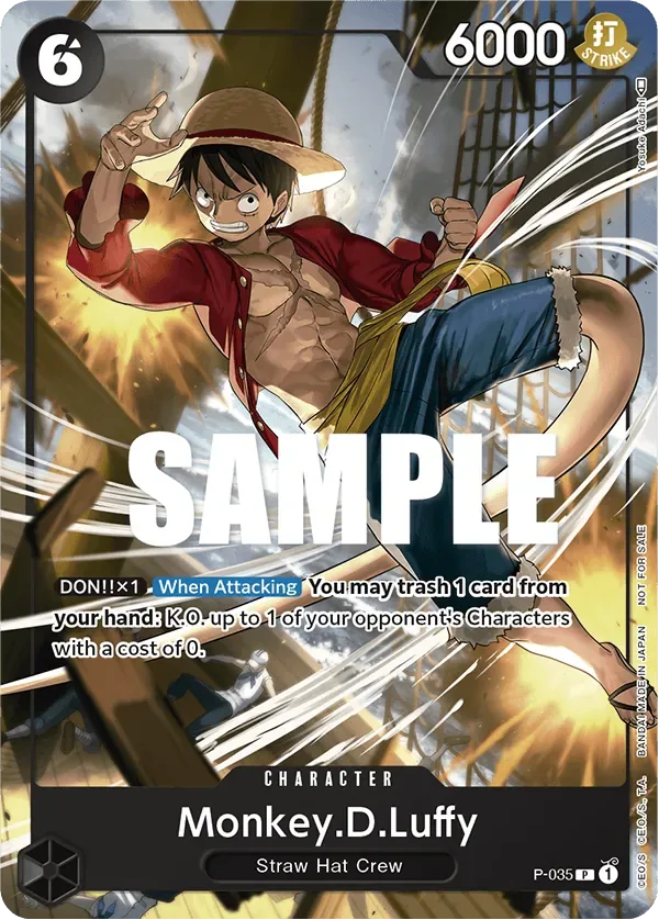 Monkey.D.Luffy Promos card